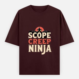 Unisex Oversized Classic Cotton T-Shirt for Product Managers - "Scope Creep Ninja"
