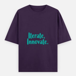 Unisex Oversized Classic T-Shirt - 'Iterate Innovate'