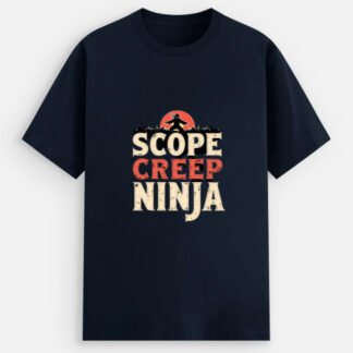Unisex Cotton Stretch T-shirt for Product Managers - "Scope Creep Ninja"