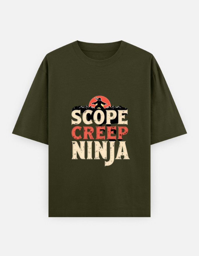 Unisex Oversized Classic Cotton T-Shirt for Product Managers - "Scope Creep Ninja" - Image 10