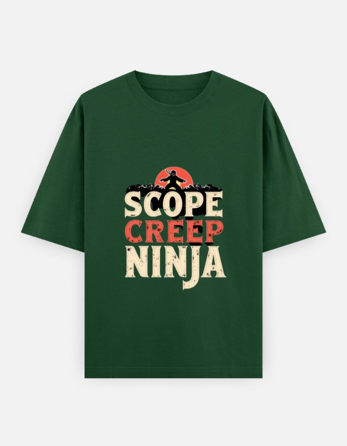 Unisex Oversized Classic Cotton T-Shirt for Product Managers - "Scope Creep Ninja" - Image 7