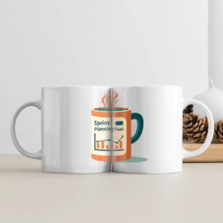 White Coffee Mug-"Sprint Planning Fuel"