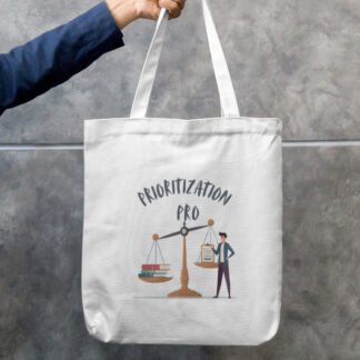 Tote Bag Zipper for Product Managers - "Prioritization Pro"
