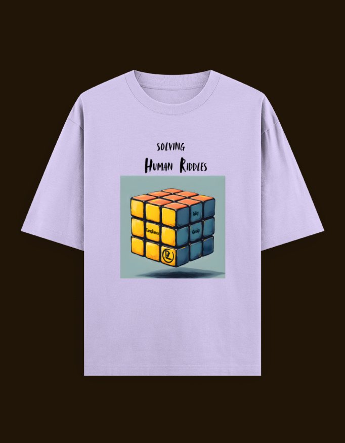 Unisex Oversized Classic Cotton T-Shirt for HR Professionals - "Solving Human Riddles" - Image 6
