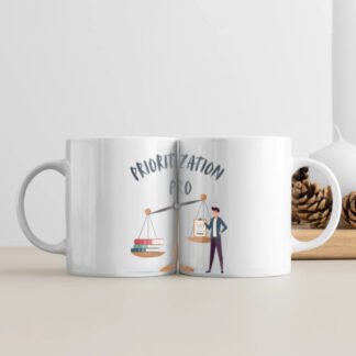 White Coffee Mug for the "Prioritization Pro"